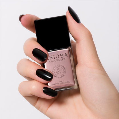 Ariosa Parfume Nail Lacquer - BLACK01 15ml (8572222505303)