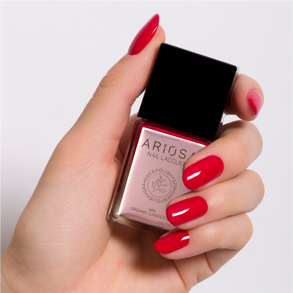 Ariosa Parfume Nail Lacquer - RED02 15ml (8572226437463)