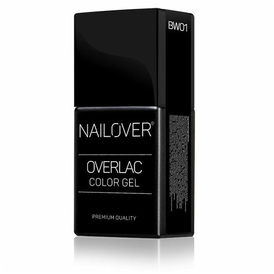 Gel Semipermanente Overlac BW - Linea Black And White 15 ml - Nailover (7290229555359)