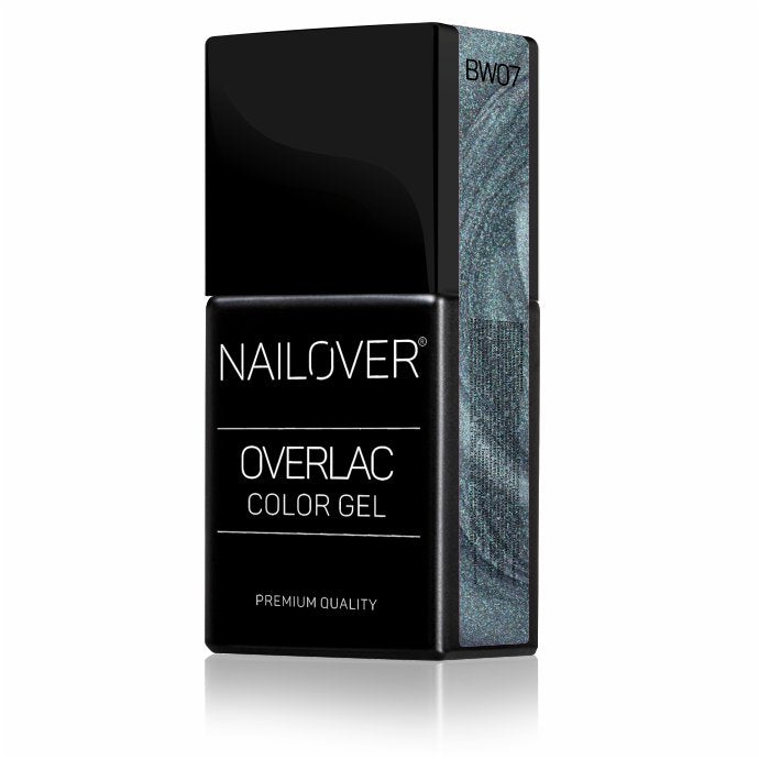 Gel Semipermanente Overlac BW - Linea Black And White 15 ml - Nailover (7290229555359)