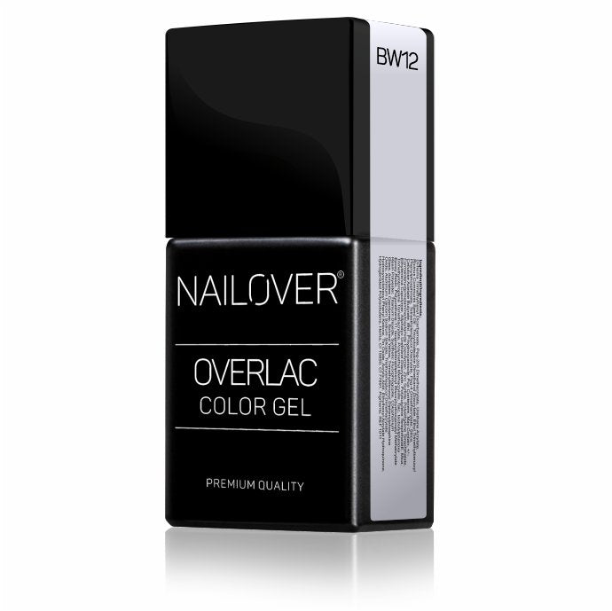 Gel Semipermanente Overlac BW - Linea Black And White 15 ml - Nailover (7290229555359)