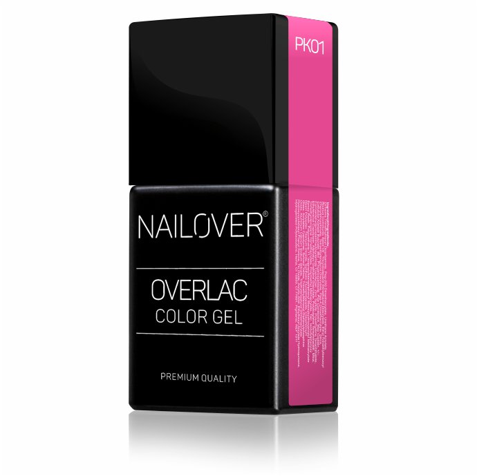 Gel Semipermanente Overlac PK - Linea Rosa 15 ml - Nailover (7290218938527)