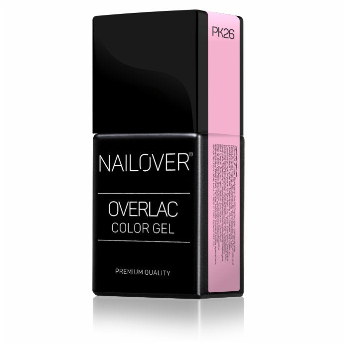 Gel Semipermanente Overlac PK - Linea Rosa 15 ml - Nailover (7290218938527)