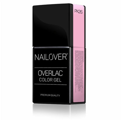 Gel Semipermanente Overlac PK - Linea Rosa 15 ml - Nailover (7290218938527)