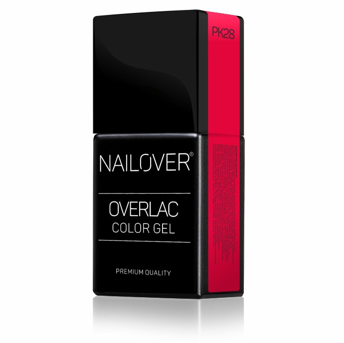 Gel Semipermanente Overlac PK - Linea Rosa 15 ml - Nailover (7290218938527)
