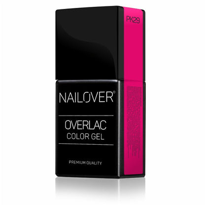 Gel Semipermanente Overlac PK - Linea Rosa 15 ml - Nailover (7290218938527)