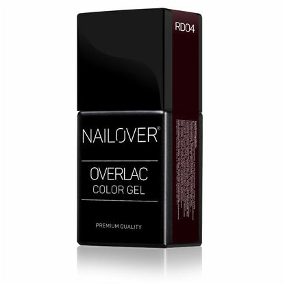 Gel Semipermanente Overlac RD - Linea Rossa 15 ml - Nailover (7290227458207)