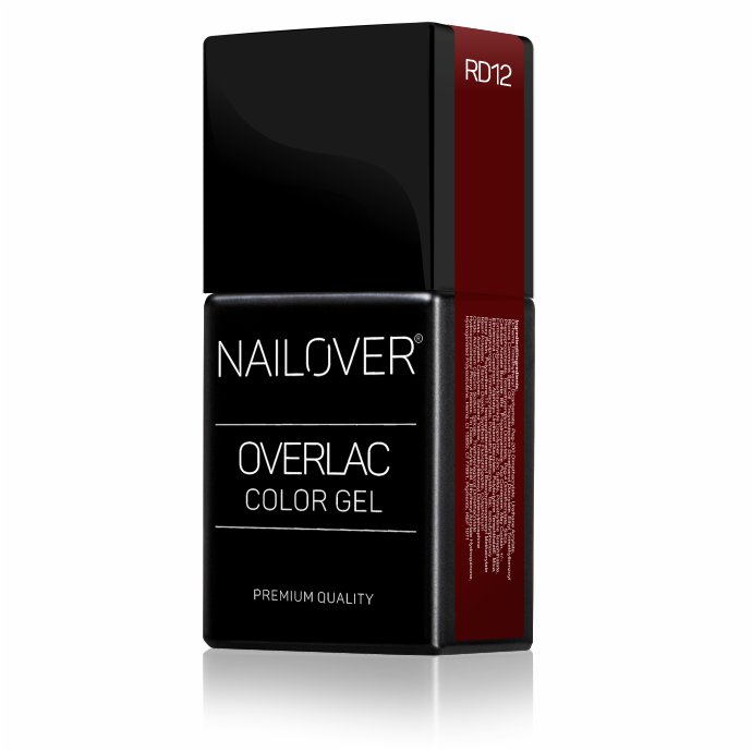 Gel Semipermanente Overlac RD - Linea Rossa 15 ml - Nailover (7290227458207)