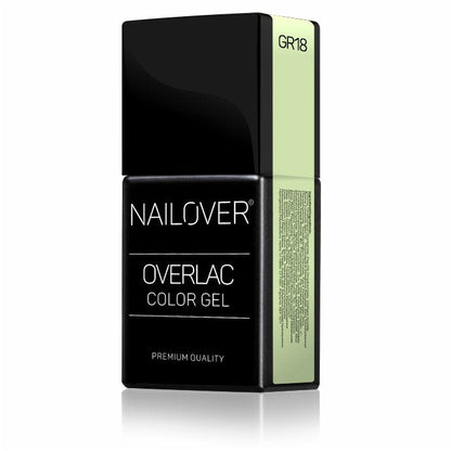 Gel Semipermanente Overlac GR - Linea Verde 15 ml - Nailover (7290224017567)